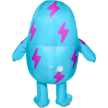 Load image into Gallery viewer, InSpirit Designs Child Fall Guys Lightning Coral Blue Inflatable Costume