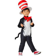 Load image into Gallery viewer, InSpirit Designs Toddler Dr. Seuss The Cat In The Hat Costume