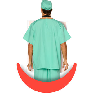 InSpirit Designs Adult Quik Change™ Dr. Seuss Green Eggs and Ham Book Cover Costume