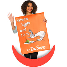 Load image into Gallery viewer, InSpirit Designs Adult QU!K CHANGE Dr. Seuss Green Eggs and Ham Book Cover Costume
