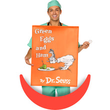 Load image into Gallery viewer, InSpirit Designs Adult QU!K CHANGE Dr. Seuss Green Eggs and Ham Book Cover Costume
