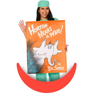 InSpirit Designs Adult QU!K CHANGE Dr. Seuss Horton Hears A Who Book Cover Costume