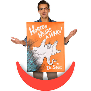 InSpirit Designs Adult QU!K CHANGE Dr. Seuss Horton Hears A Who Book Cover Costume