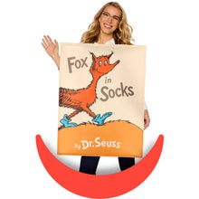 Load image into Gallery viewer, InSpirit Designs Adult QU!K CHANGE Dr. Seuss Fox In Socks Book Cover Costume
