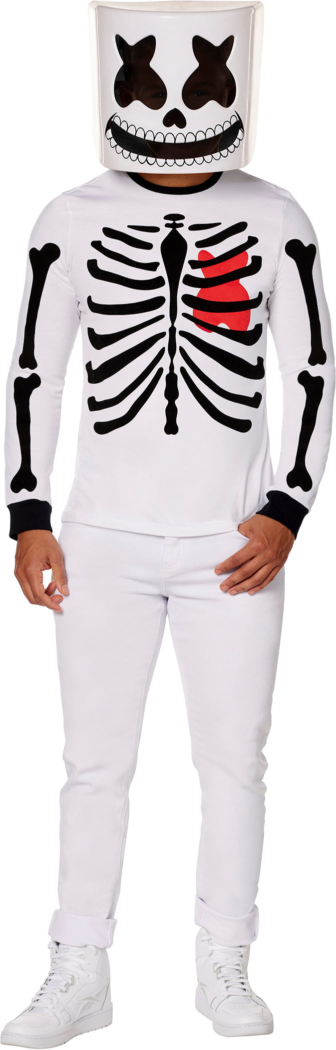 InSpirit Designs Adult Marshmello Mello Skeleton Costume