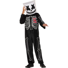 Load image into Gallery viewer, InSpirit Designs Kids Marshmello Mello Skeleton Jumpsuit Costume
