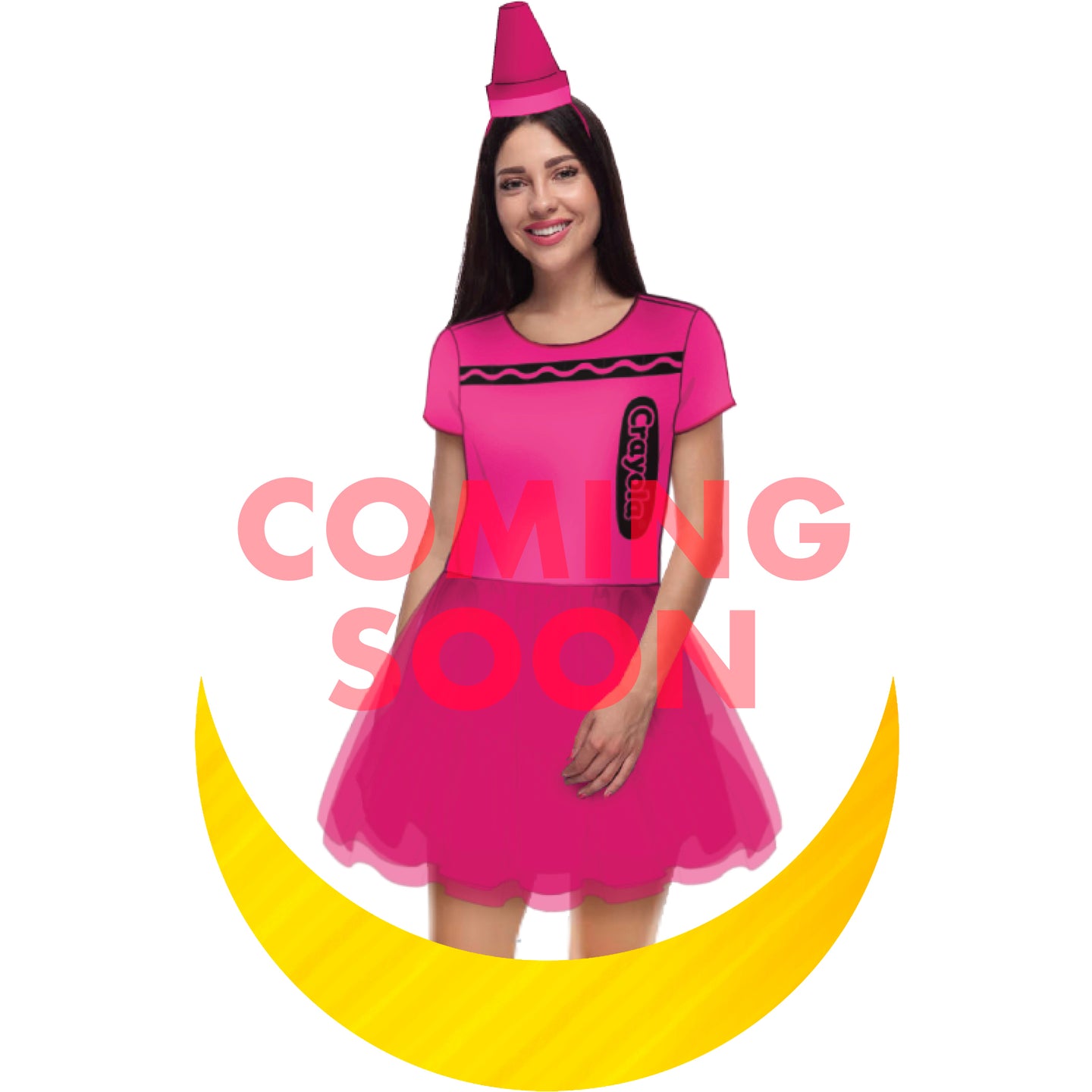 InSpirit Designs Adult Pink Crayon Costume