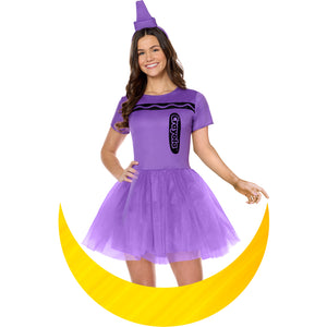 InSpirit Designs Adult Purple Crayon Costume