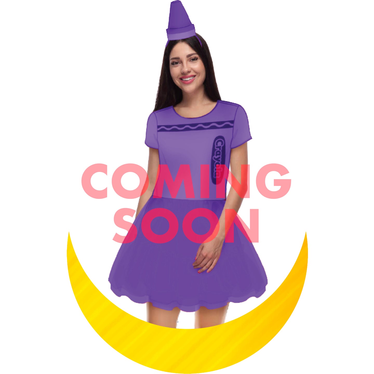 InSpirit Designs Adult Purple Crayon Costume