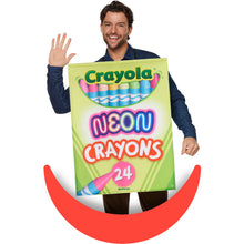 Load image into Gallery viewer, InSpirit Designs Adult QU!K CHANGE Neon Crayola Box Costume
