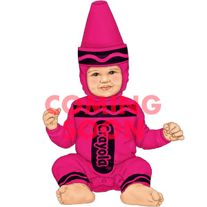 InSpirit Designs Infant Pink Crayon Costume