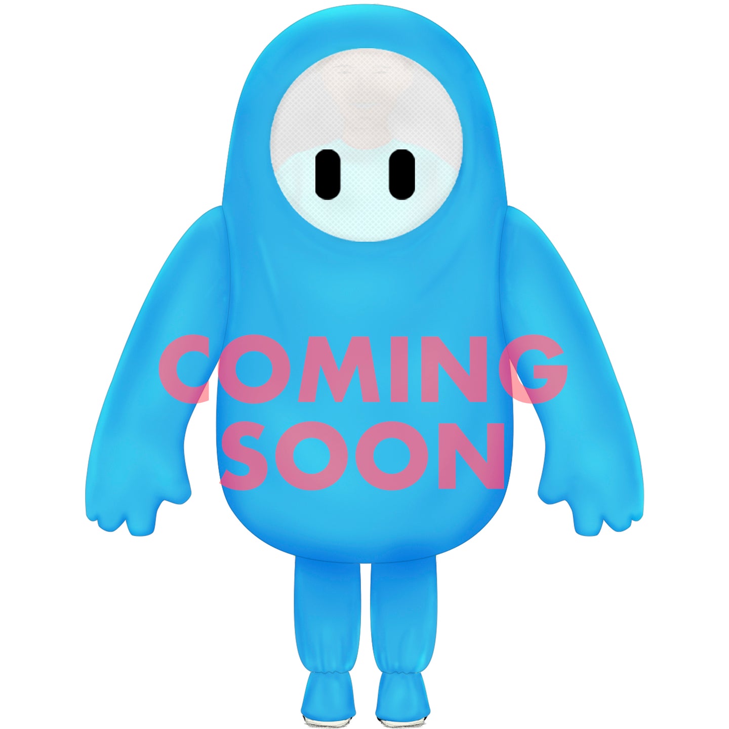 InSpirit Designs Adult Fall Guys Blue Inflatable Costume