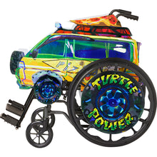 Load image into Gallery viewer, InSpirit Designs Youth Teenage Mutant Ninja Turtles Mutant Mayhem Pizza Van Adaptive Wheelchair Cover Accessory
