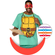 Load image into Gallery viewer, InSpirit Designs Adult QU!K CHANGE 4-in-1 Teenage Mutant Ninja Turtle Shell and Eye Mask Accessory Kit
