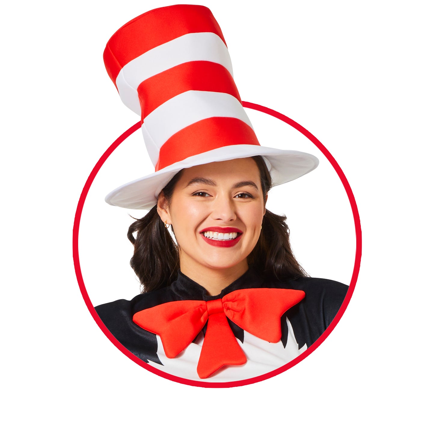 InSpirit Designs Adult Dr. Seuss The Cat In The Hat Hat And Bow Tie Kit