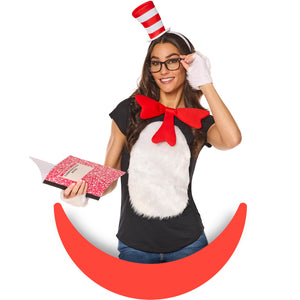 InSpirit Designs Adult QU!K CHANGE Dr. Seuss The Cat In The Hat Accessory Kit