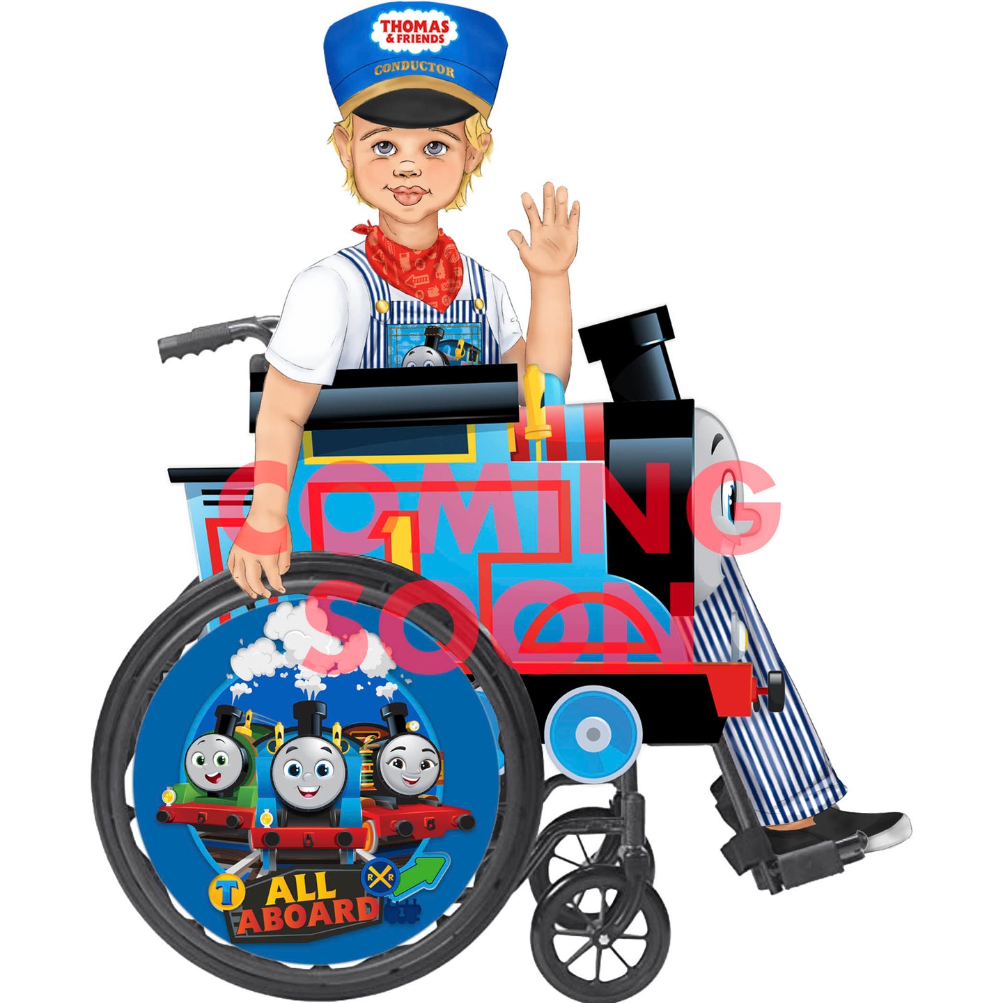 InSpirit Designs Child Thomas and Friends Wheelchair Cover Accessory