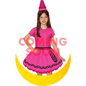 InSpirit Designs Child Pink Crayon Tutu Costume Kit