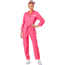 Load image into Gallery viewer, InSpirit Designs Barbie The Movie Adult Pink Power Jumpsuit Costume
