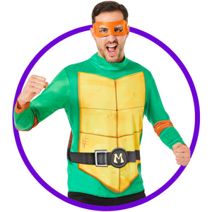 InSpirit Designs Adult Teenage Mutant Ninja Turtles Mutant Mayhem Mikey Easy Wear Kit