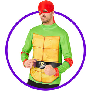 InSpirit Designs Adult Teenage Mutant Ninja Turtles Mutant Mayhem Raph Easy Wear Kit